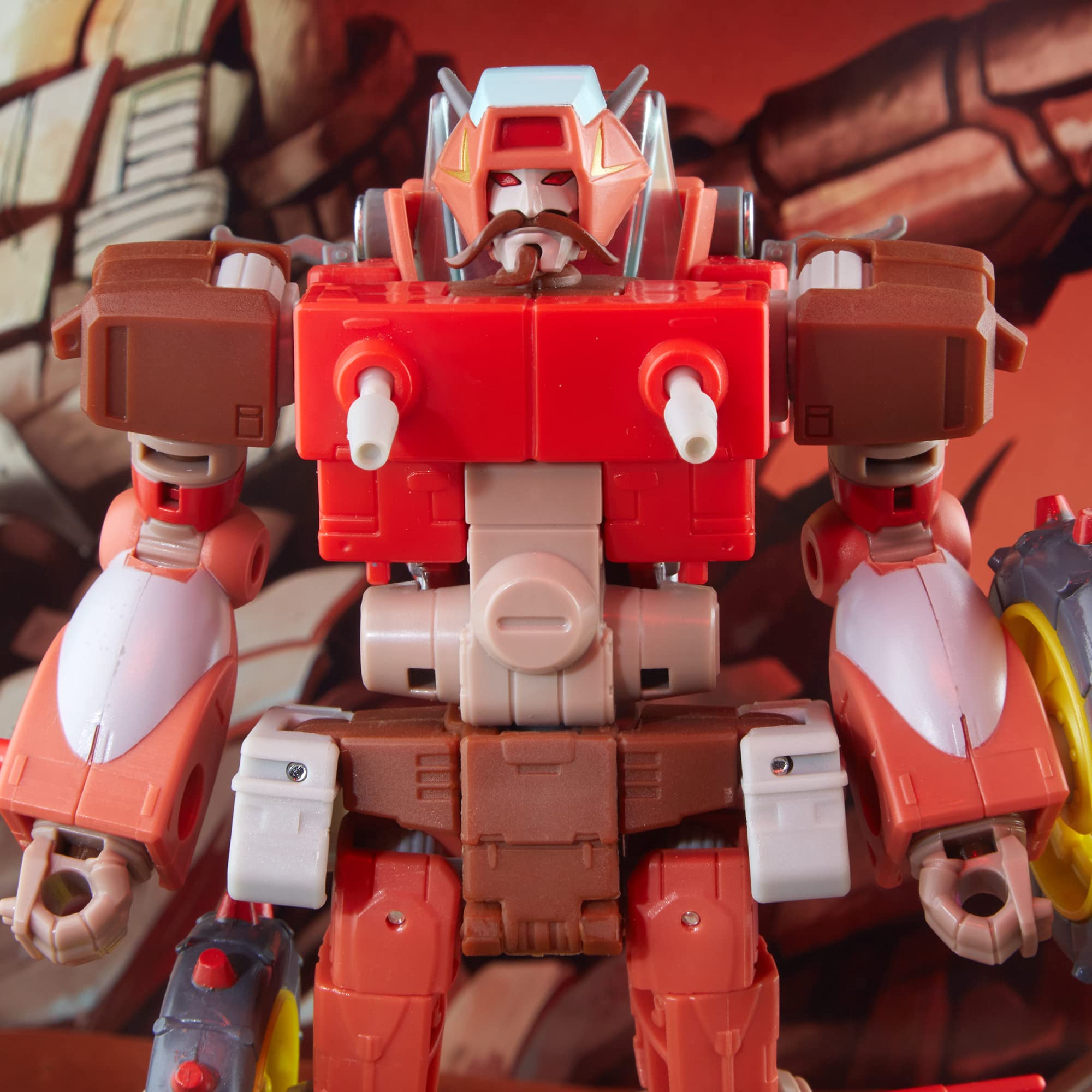 Transformers Wreck-Gar poseable figure with high articulation for dynamic stances.