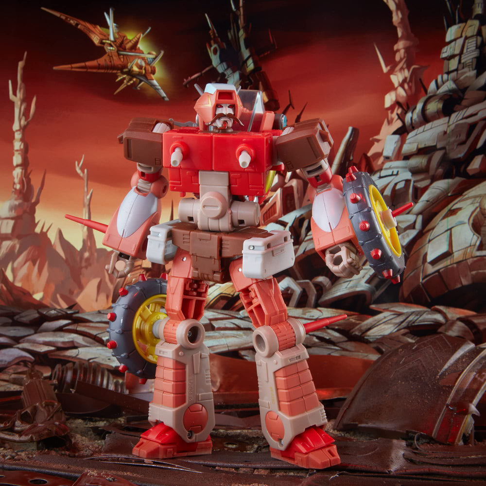 Transformers Wreck-Gar wheel accessories for realistic conversion details.