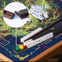 Tratizari versatile design supports dominoes and Mexican Train.