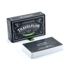 Travelflips Japanese flash cards cover for quick on-the-go study sessions