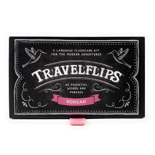 Travelflips Korean flash cards travel phrases for practical conversations on the go.