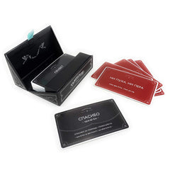 Travelflips Russian flash cards show English translations to build quick comprehension.