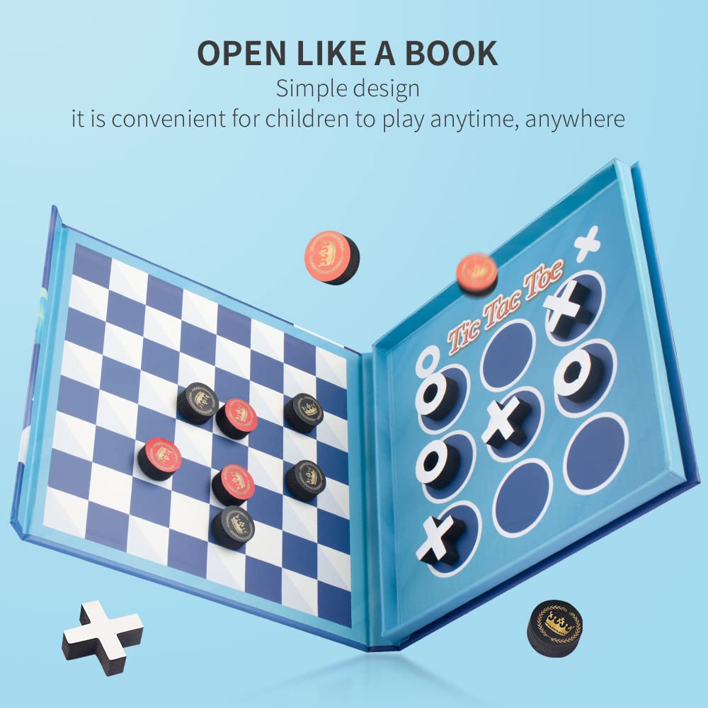 Travofun bright blue patterns engage kids during indoor or outdoor play.