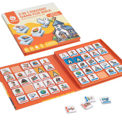 Travofun magnetic 3-in-1 Bible games Bingo; portable family-friendly learning on the go.