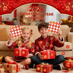 TREACLUB Gold ingot lucky sticker for gifts and festive packaging.