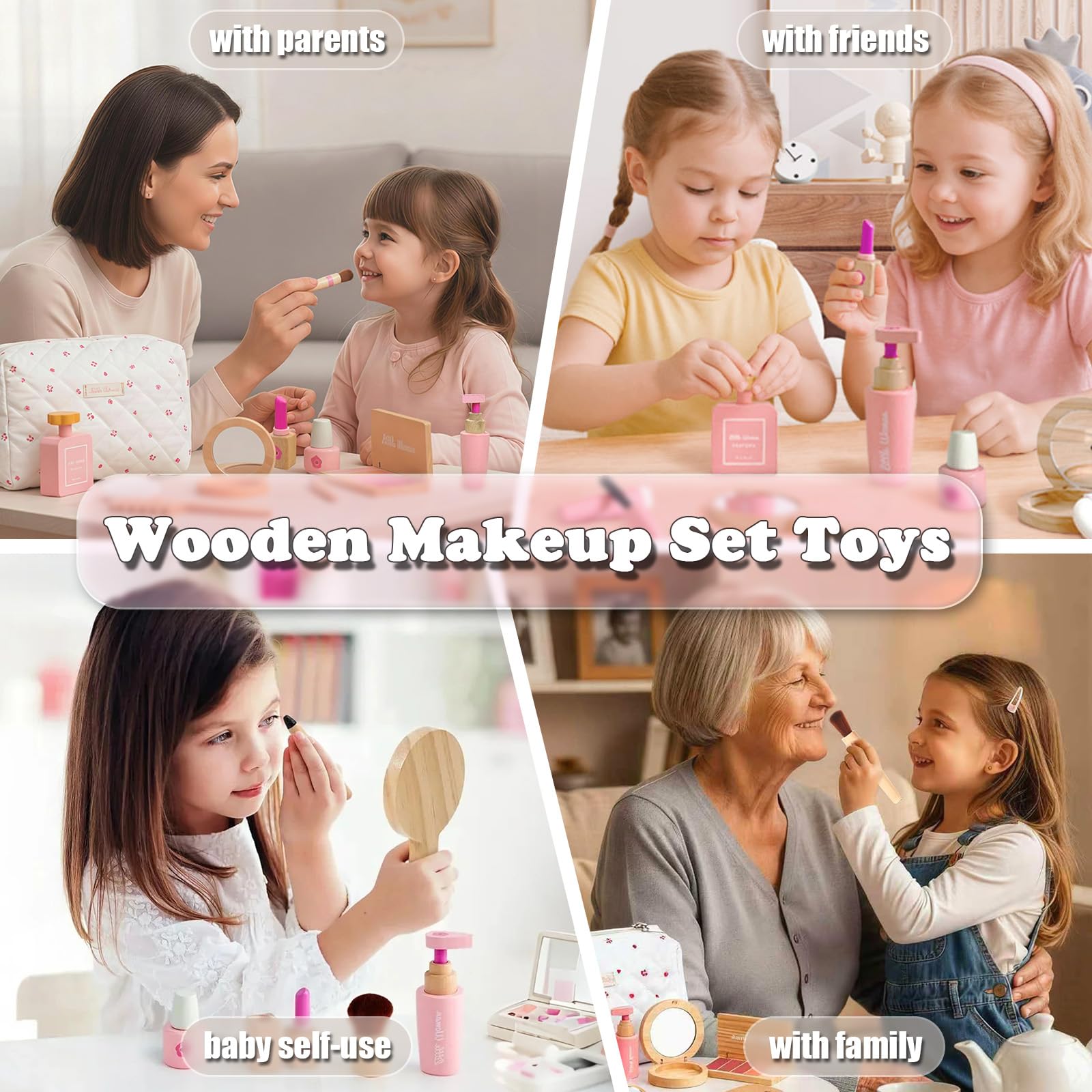Treasdamic wooden makeup eyeshadow panel encourages color exploration