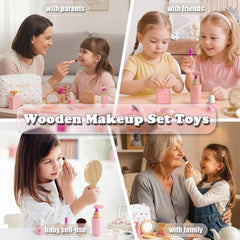 Treasdamic wooden makeup eyeshadow panel encourages color exploration
