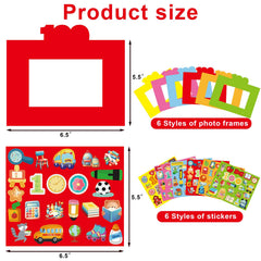 Treasure Cove 100 Days frames come in six bright colors with customizable stickers.