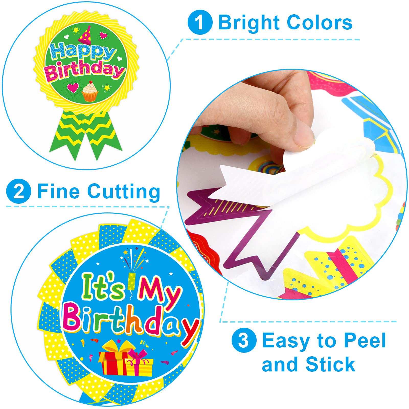 Treasure Cove birthday badge close-up showing fine cutting and color