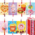 Treasure Cove Valentines card design 1 with pencil, ideal for classroom exchanges