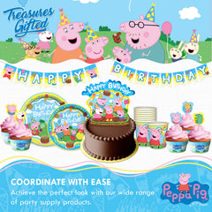 Treasures Gifted Peppa Pig banner outdoor use in dry weather.