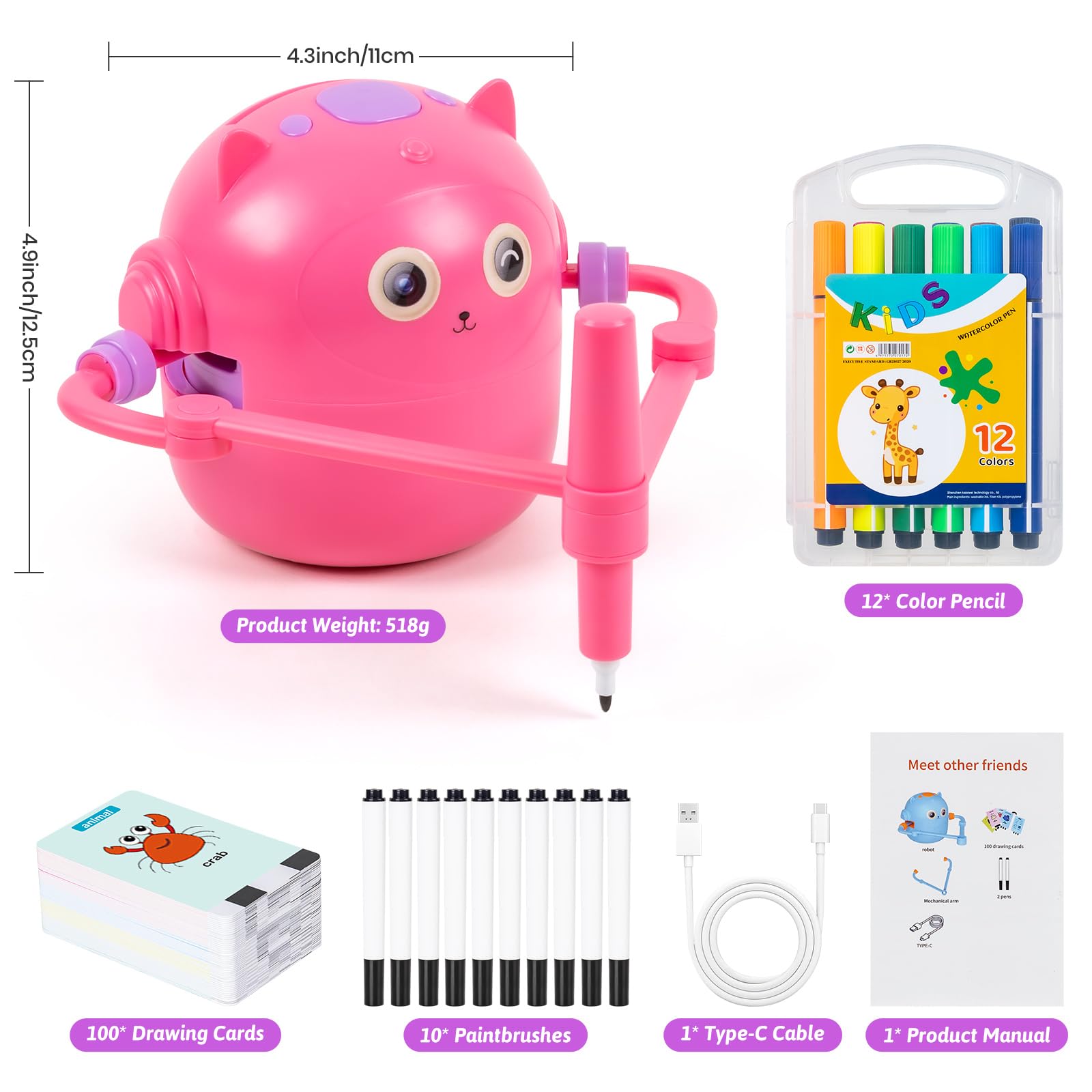 TREEFIA doodle-bot safe materials: child-friendly build for peace of mind.