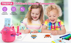 TREEFIA doodle-bot user-friendly design: setup-free fun for quick creative sessions.