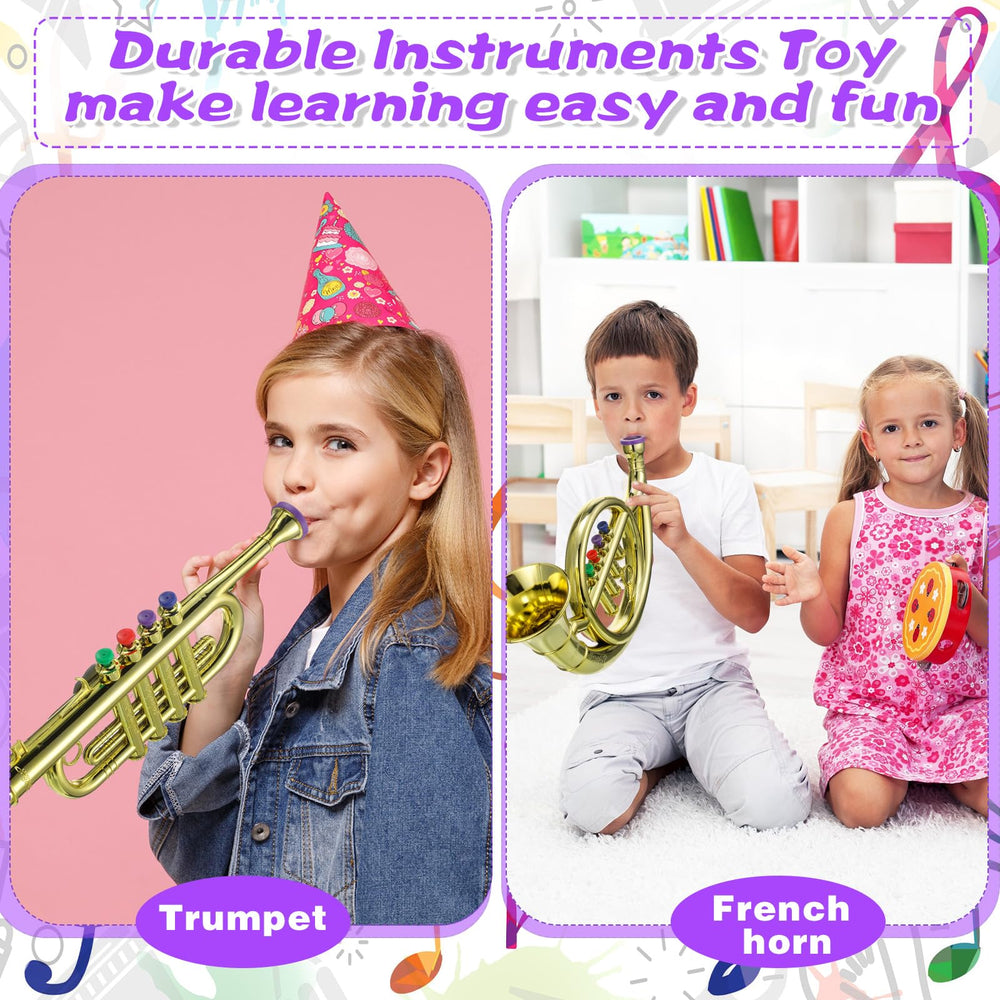 Treela four-instrument gift set in gold, ideal for Christmas learning.