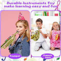 Treela four-instrument gift set in gold, ideal for Christmas learning.