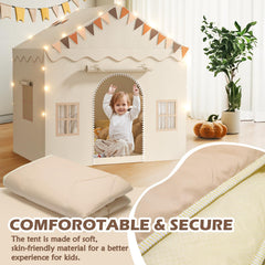 TreeStone tent features reinforced poles for added stability during active play