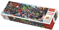 Trefl Marvel Avengers in-progress assembly showing patience and focus.