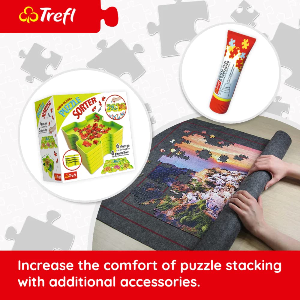 Trefl premium cardboard and non-reflective finish, designed for durable long-lasting use