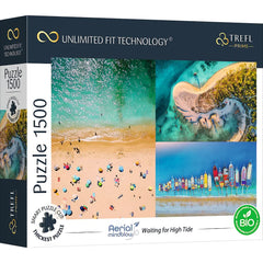 Trefl Premium UFT aerial mindblow puzzle: waiting for high tide, relaxing 1500-piece challenge.