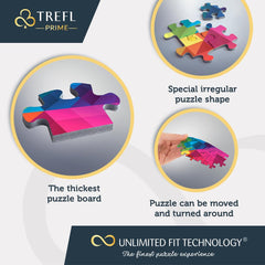 Trefl Prime instructions and poster included to guide and showcase art