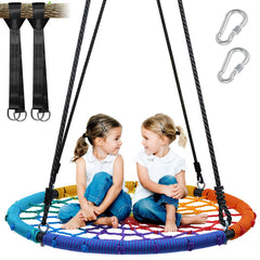 Trekassy 750lbs saucer swing frame supports durable backyard fun