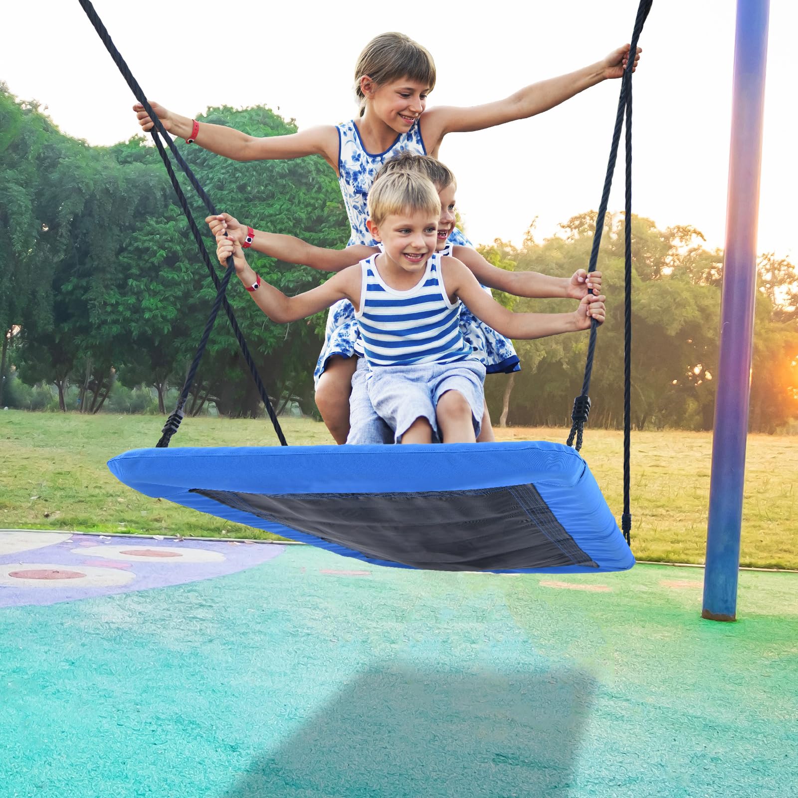 Trekassy backyard swing creates family memories with safe, inclusive fun.