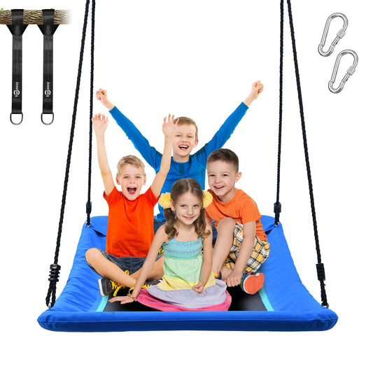 Trekassy 700lb giant skycurve frame with a 60-inch platform for family-friendly backyard fun.