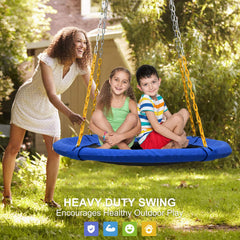 Trekassy outdoor disc swing for kids and adults together
