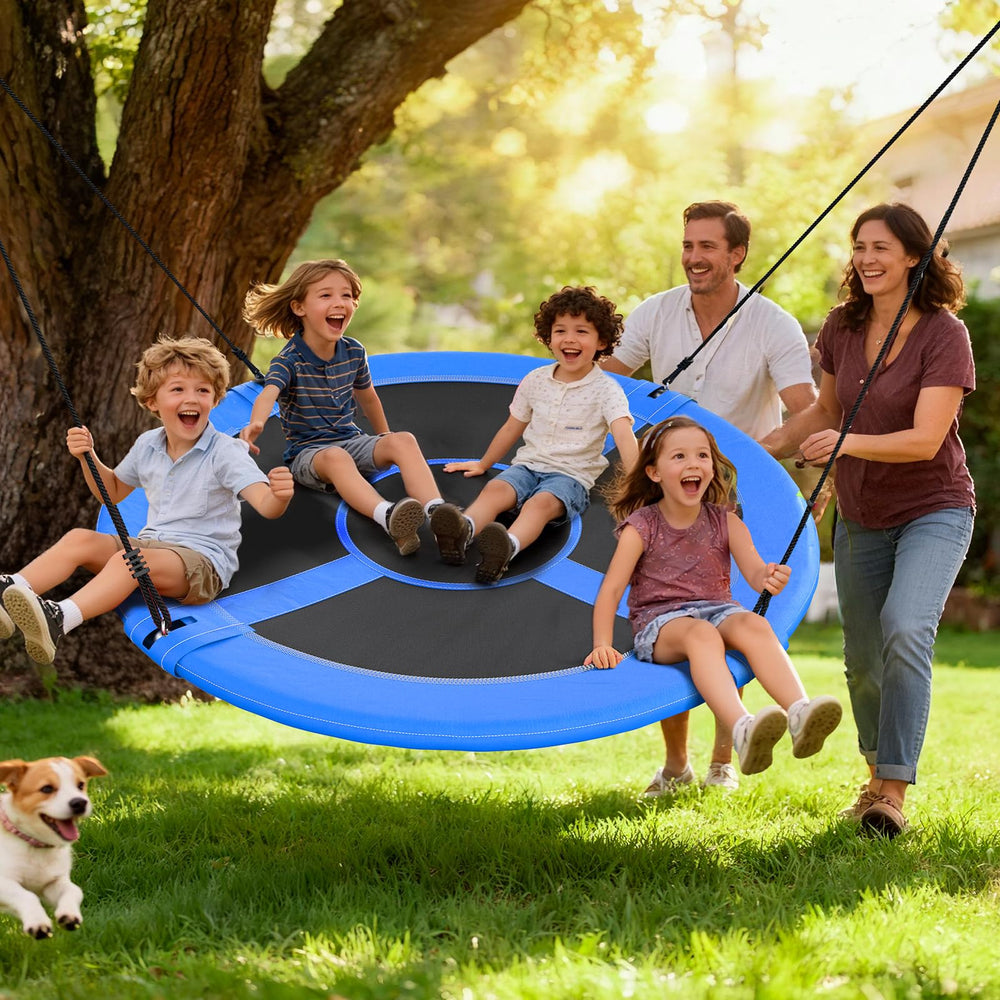 Trekassy large round swing seat with wear- and UV-resistance.