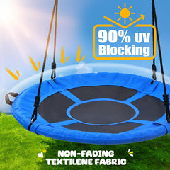 Trekassy oversized swing seat close up showing the large 40 inch surface