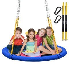 Trekassy saucer swing with 1000 lbs capacity in outdoor setup