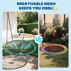 Trekassy tree swing straps included for quick setup from trees.