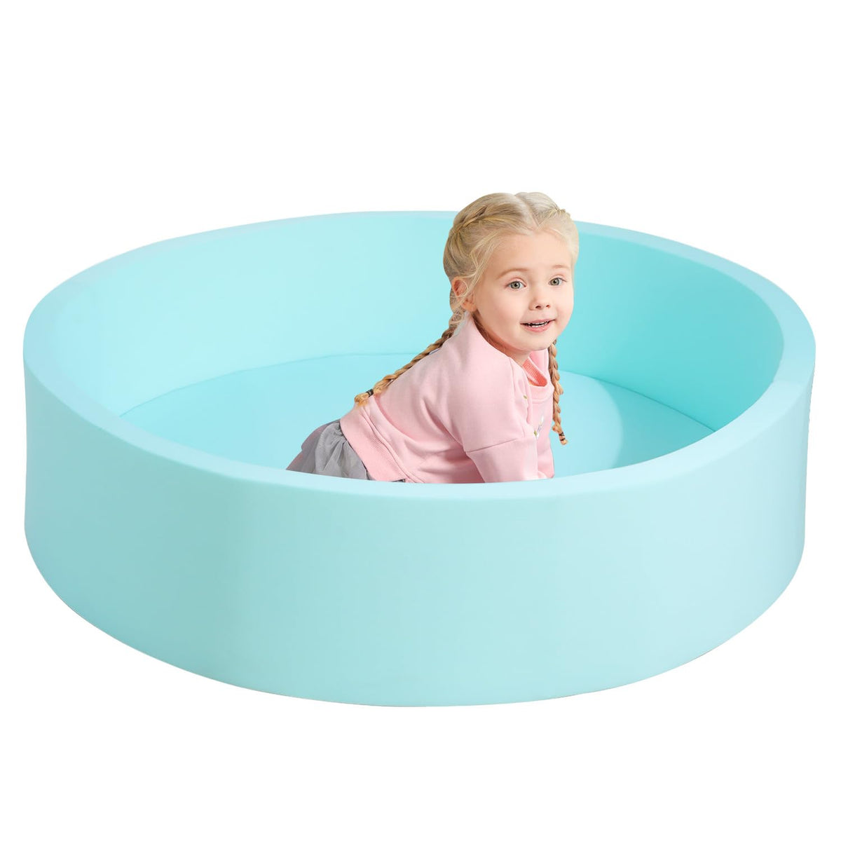 TRENDBOX extra large soft foam ball pit exterior for a safe play space