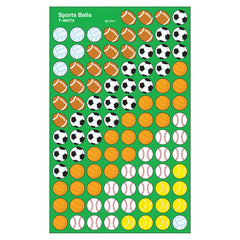 Trend Enterprises sports balls supershapes design 1, ideal for incentive pads and crafts.