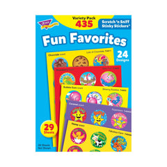 Trend Enterprises Stinky Stickers assortment with 24 designs for rewards and crafts.