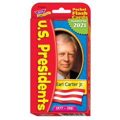 Trend Enterprises US Presidents flash cards cover image for engaging lessons