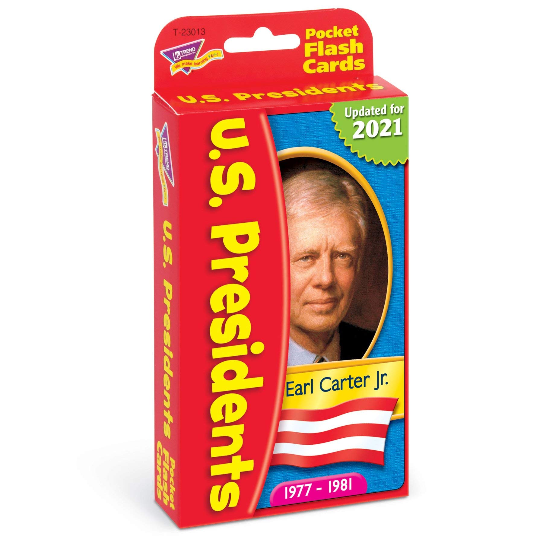 Trend Enterprises US Presidents party history cards highlight political context
