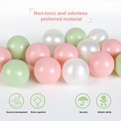 TrendBox ball pit balls are soft, durable, and easy to clean after play