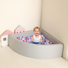 TrendBox roomy square pit supports versatile play spaces.