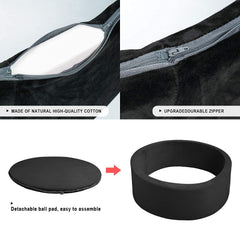 TRENDBOX foam ball pit memory foam core supports gentle play.