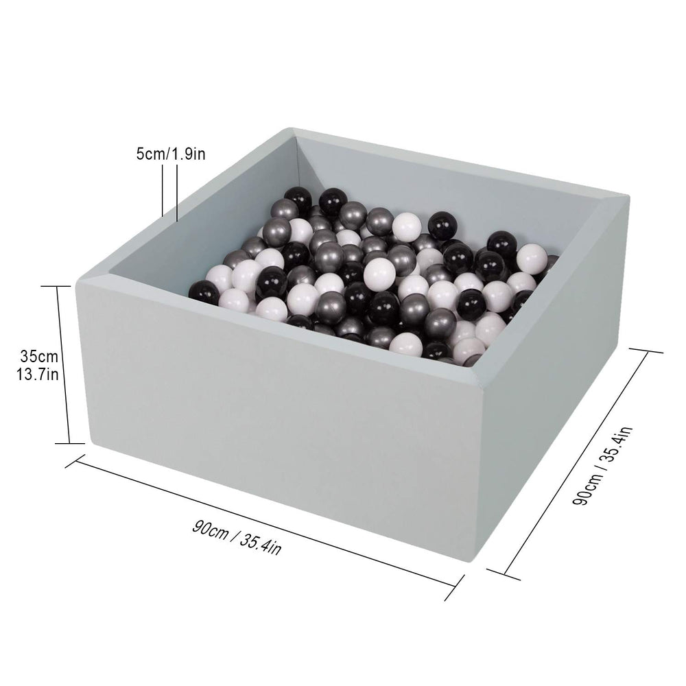 TrendBox ball pit memory foam close-up highlighting soft, plush surface