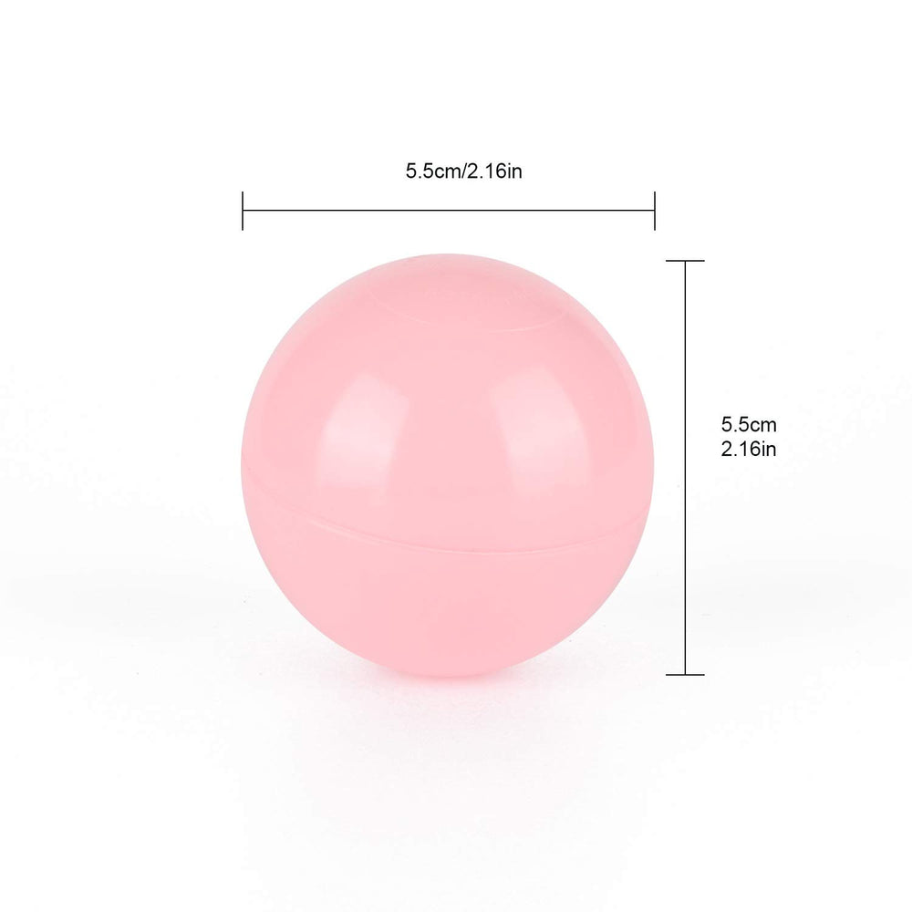 TrendBox pink ocean balls at a birthday party setup for games.