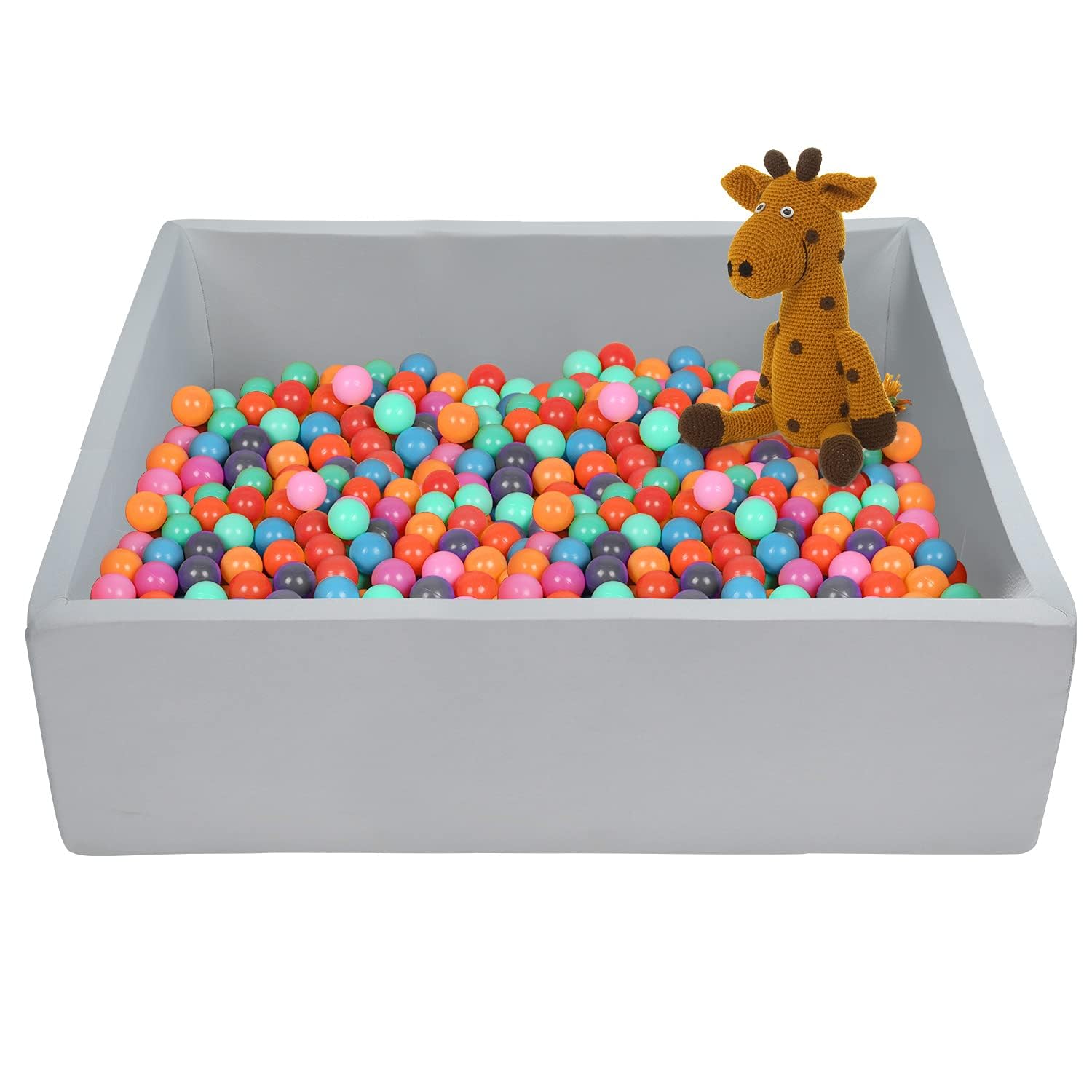 TRENDBOX extra large ball pit front view highlighting spacious play area