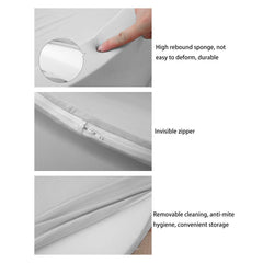 TrendBox foam ball pit bottom zipper allows quick foam removal
