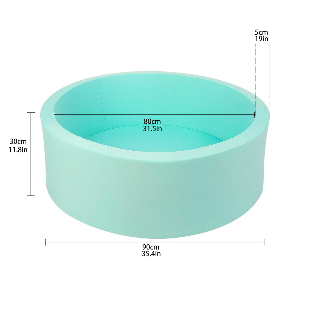 TrendBox memory foam ball pit two-part design enables easy assembly and tidy storage.
