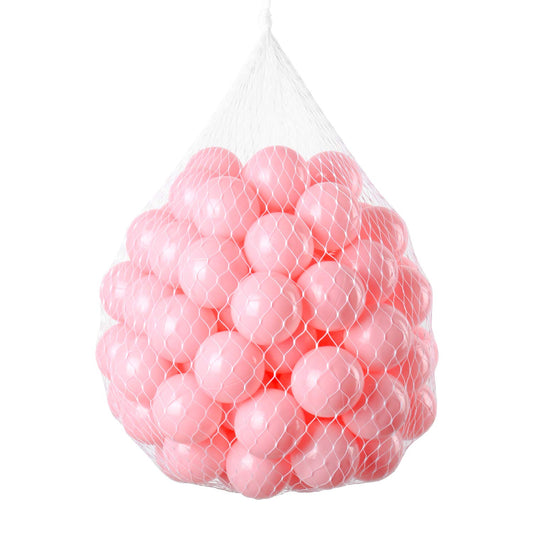 TrendBox pink ocean balls close-up with bright colors for toddler hands.