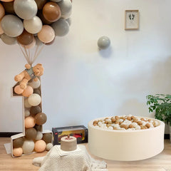 Each ball measures 2.15 inches, ideal for little hands.