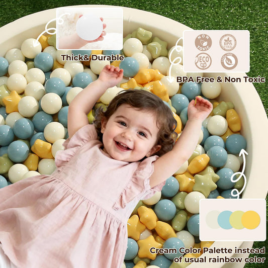 TRENDPLAY 2.2-inch ball pit balls, safe exploration and tactile fun