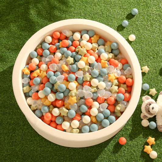 TRENDPLAY heart-shaped ball pit balls brighten celebrations and playtime