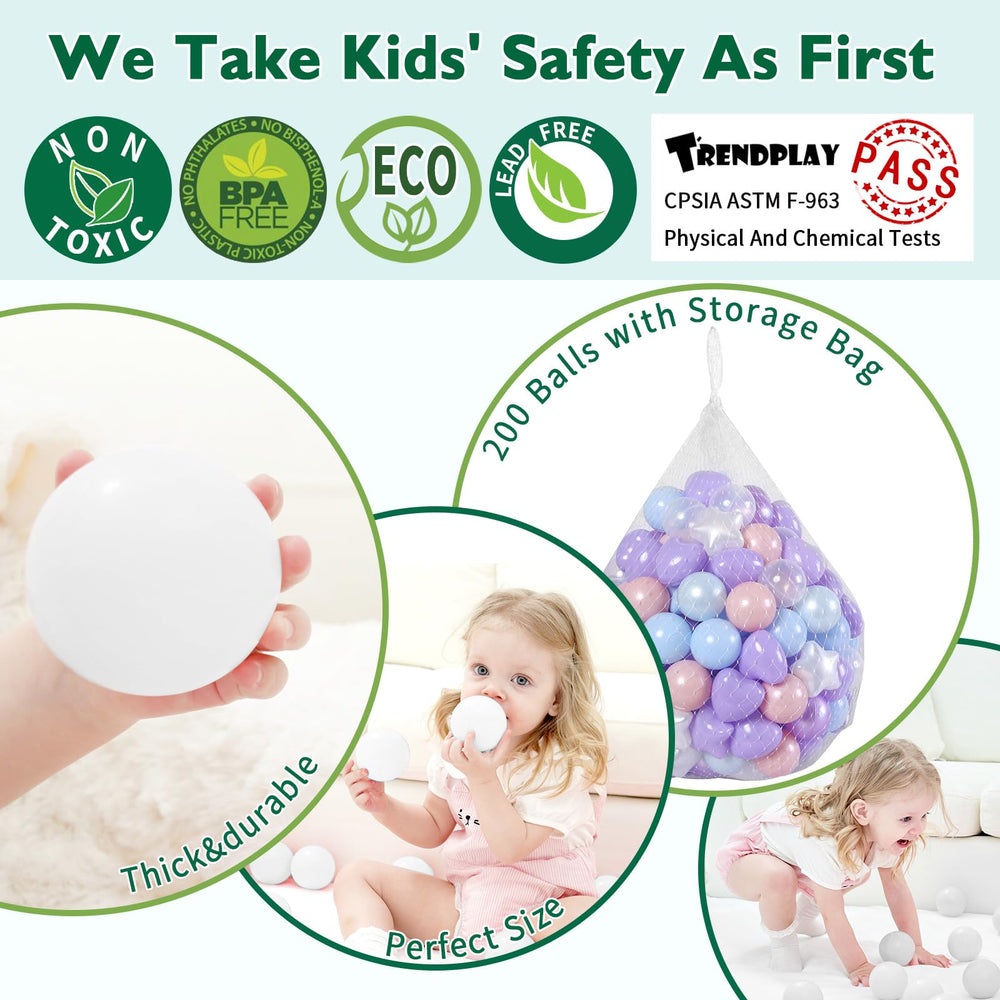 TRENDPLAY round ball pit balls suitable for safe sensory play and coordination practice